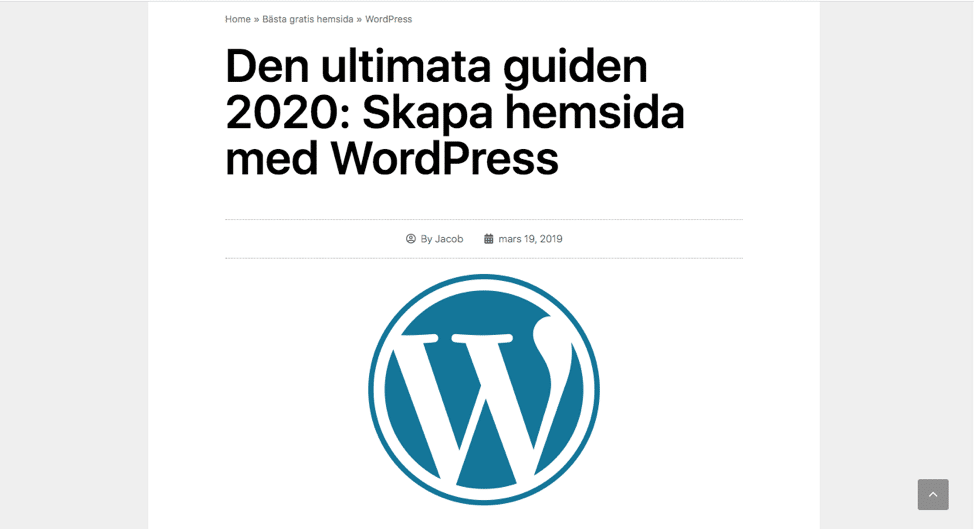 WordPress guide för Sverige