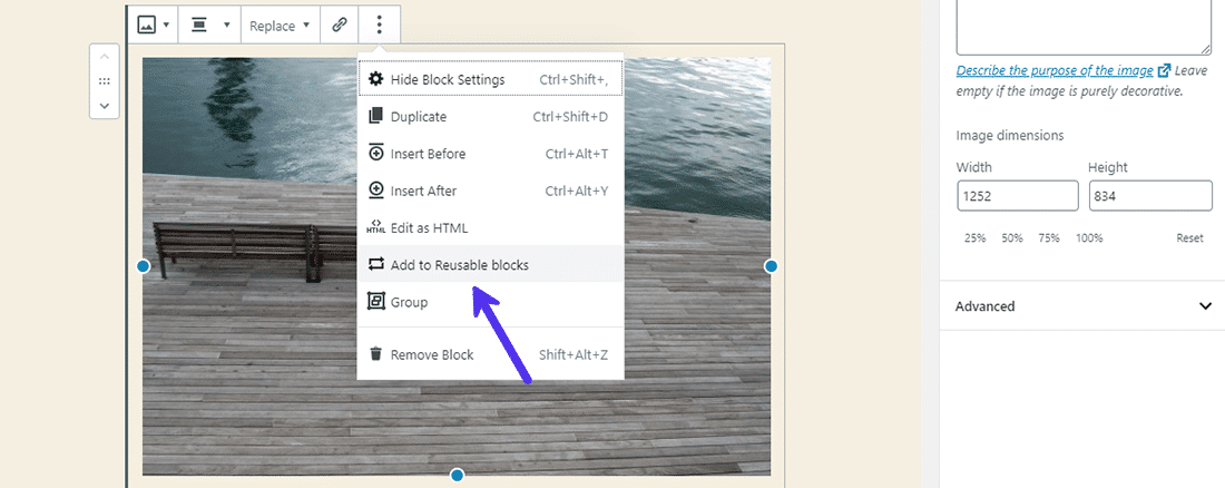 Lägga till "Återanvändbara block" i WordPress nya Gutenberg block-redigerare