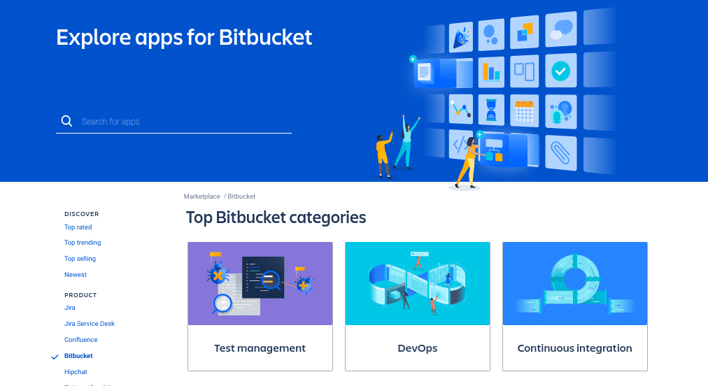 Atlassian Marketplaces webbplats