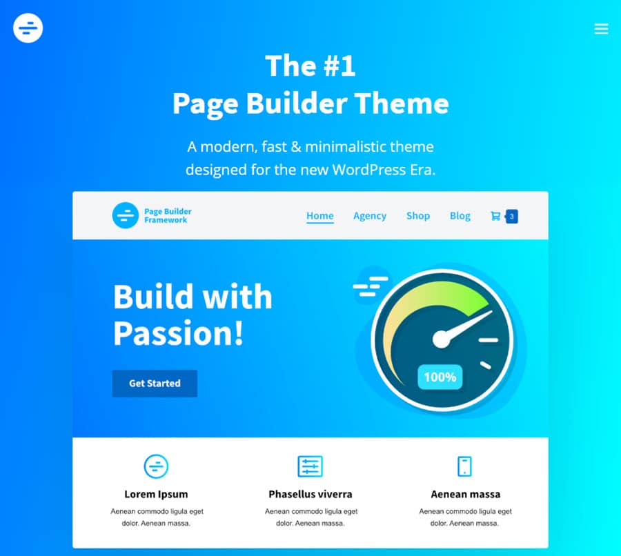 Page Builder - fastest WordPress theme