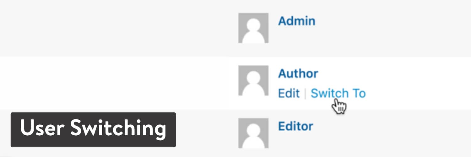 WordPresspluginet User Switching