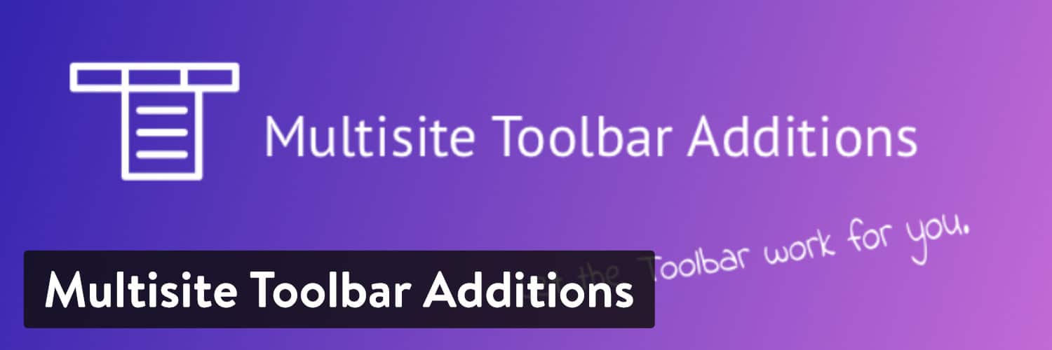 WordPresspluginet Multisite Toolbar Additions