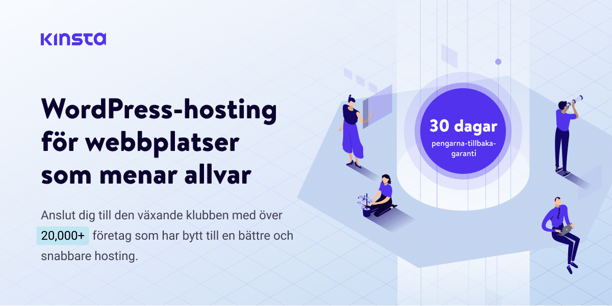 Kinsta® Premium Hanterad WordPress Hosting