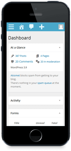 WordPress mobile