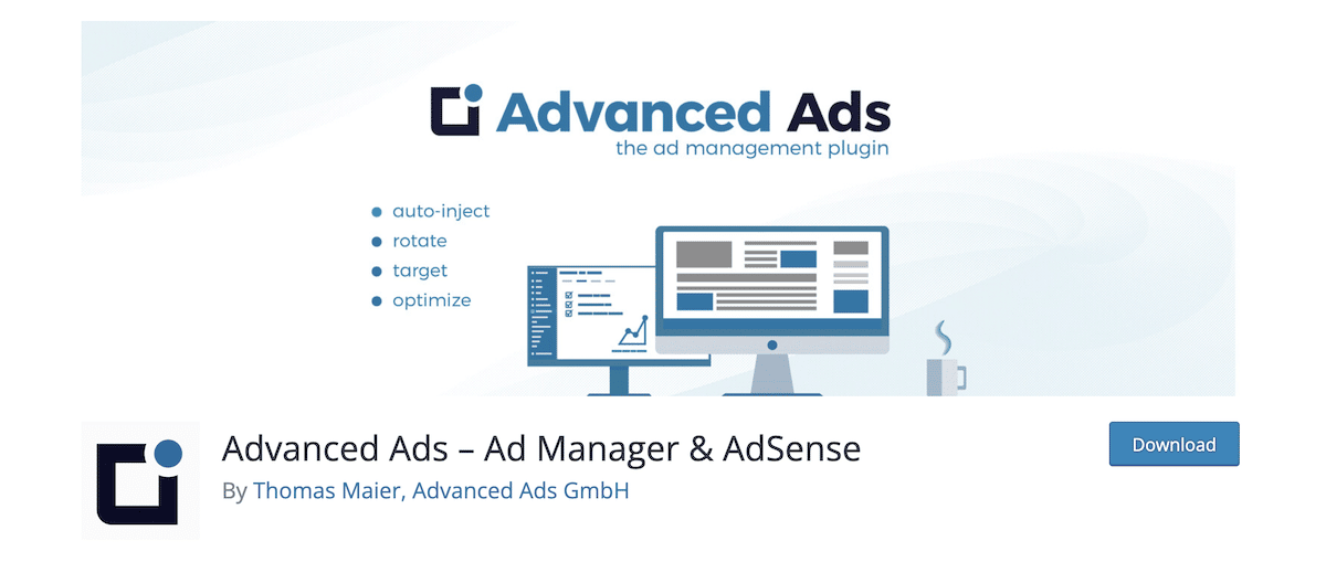 The Advanced Ads plugin homepage