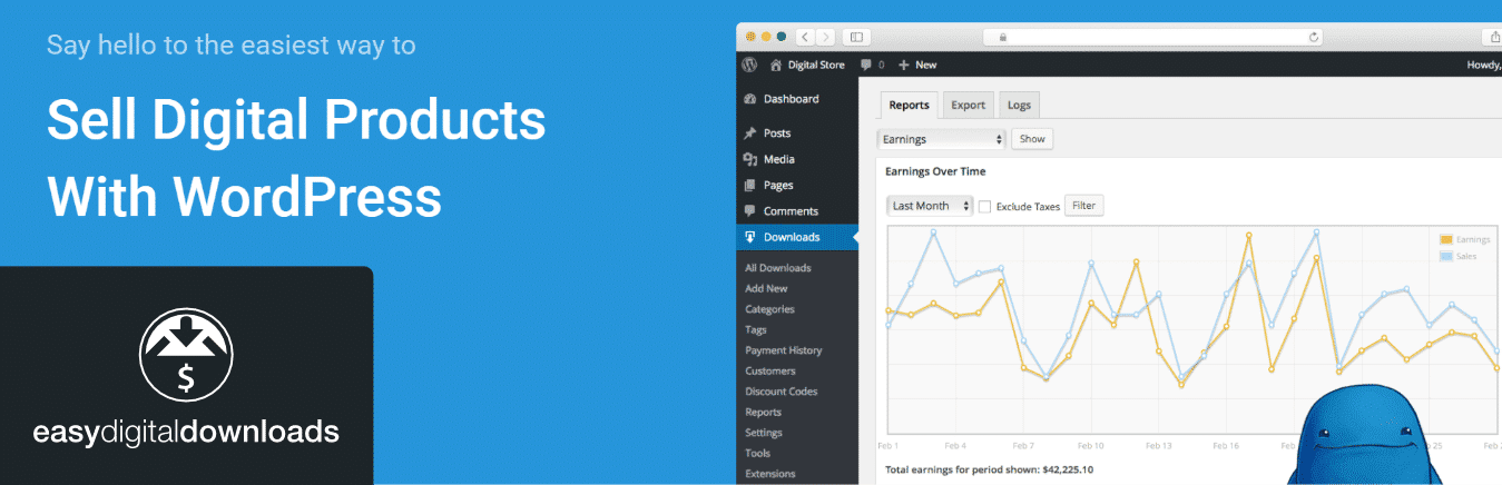 Easy Digital Downloads WordPress plugin
