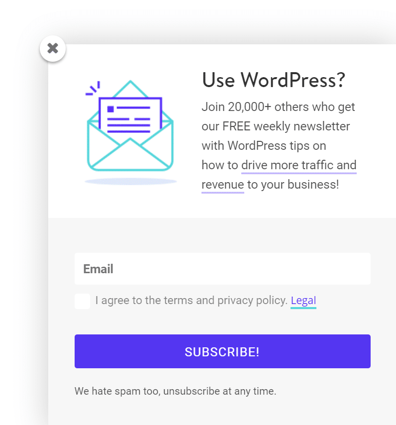 Bloom Email Opt-In Plugin For WordPress