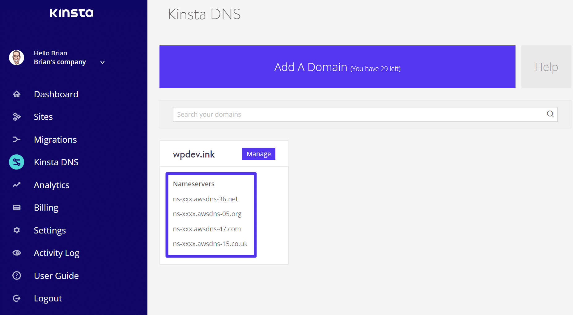 DNS nameservers