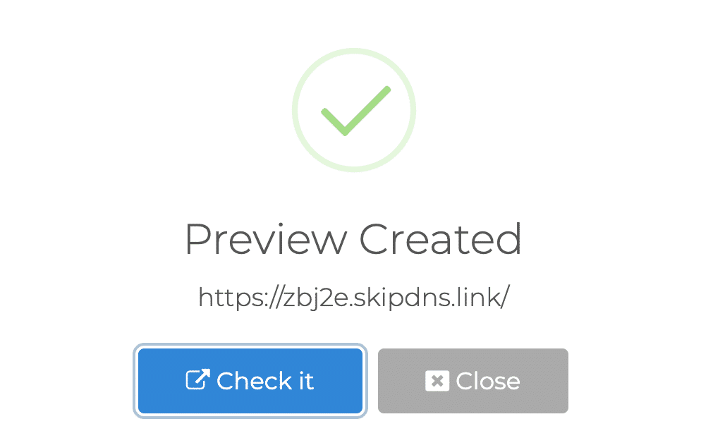 SkipDNS preview created