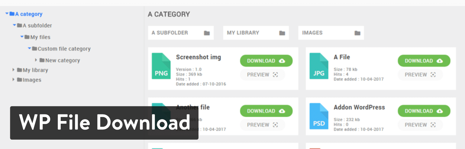 file upload and download plugin in wordpress