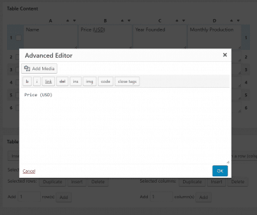 How to Easily Create Tables in WordPress with TablePress