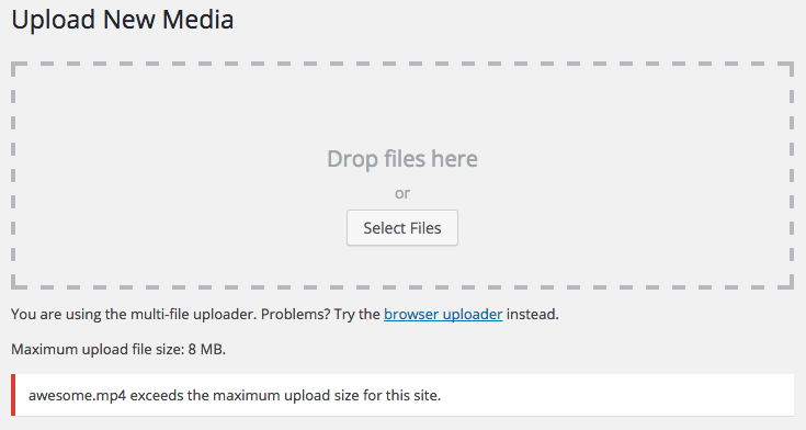 How To Increase The WordPress Maximum Upload File Size