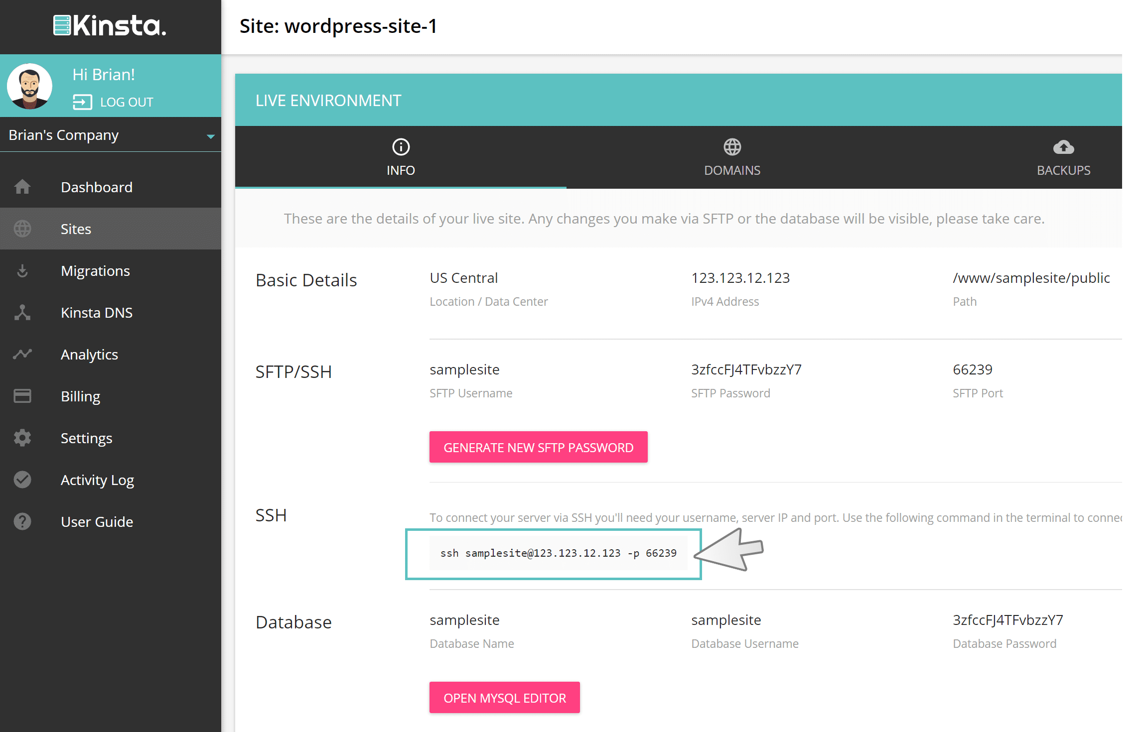 nodejs mysql ssh tunnel