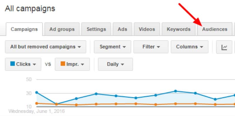 Campaign's audiences