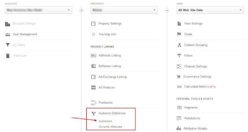 Google Analytics audiences
