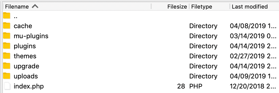 The mu-plugins folder in FTP.