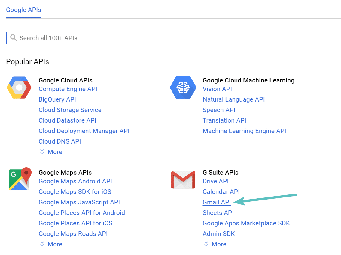 Gmail Calendar Api