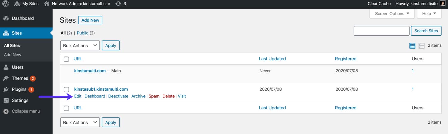 How To Setup Wordpress Multisite Domain Mapping