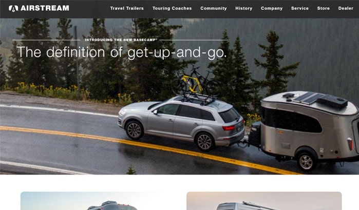 airstream-wordpress-sites 130+ WordPress Site Examples of Big Brands