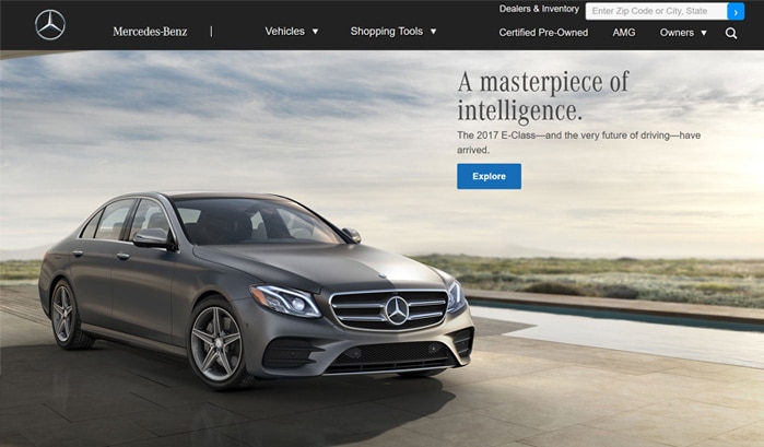 mercedes-benz wordpress sites