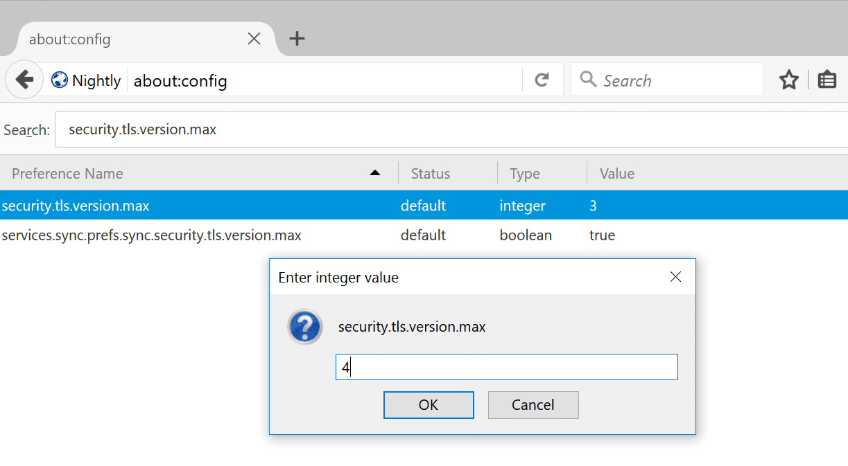 performing a tls handshake firefox