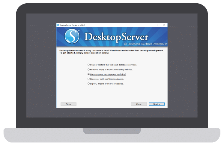 DesktopServer desktopserver install wordpress locally