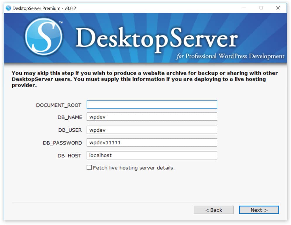 Export WordPress database details export wp database details