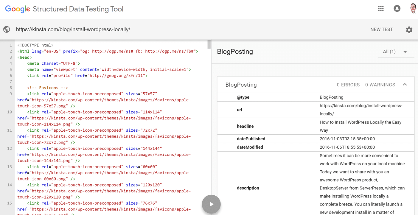 google structured data schema