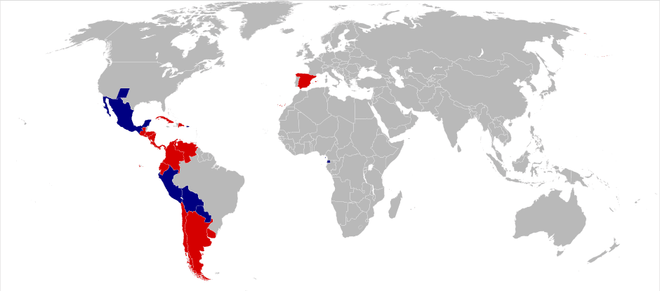 https://en.wikipedia.org/wiki/List_of_countries_where_Spanish_is_an_official_language
