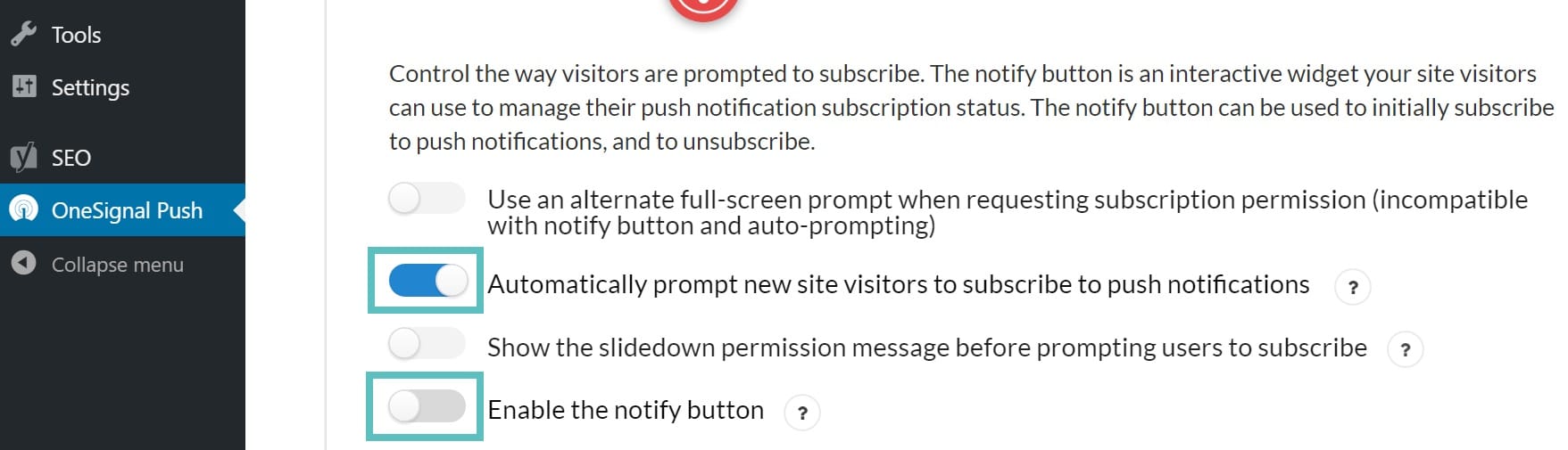 automatically prompt users