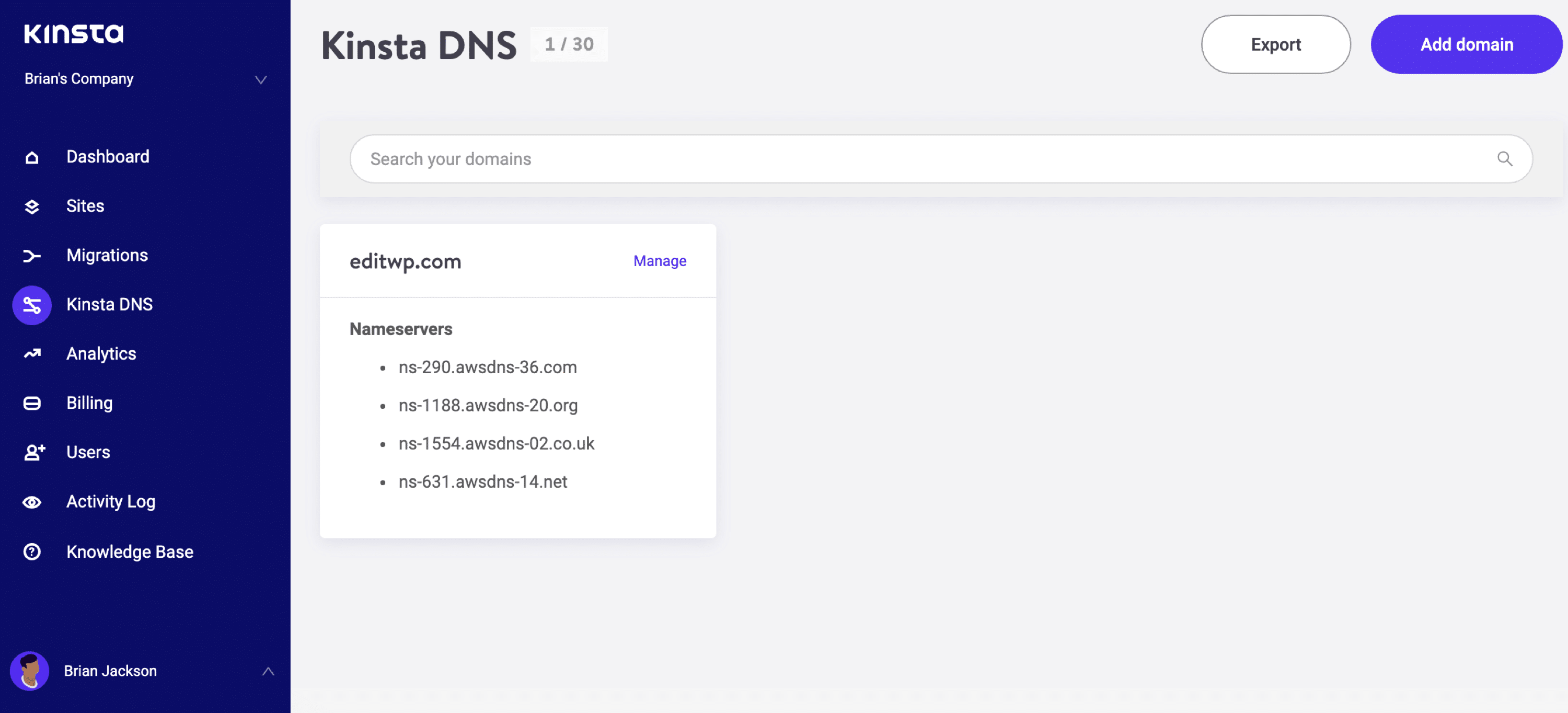 Premium DNS nameservers