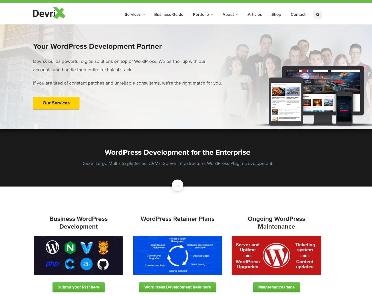 devrix website