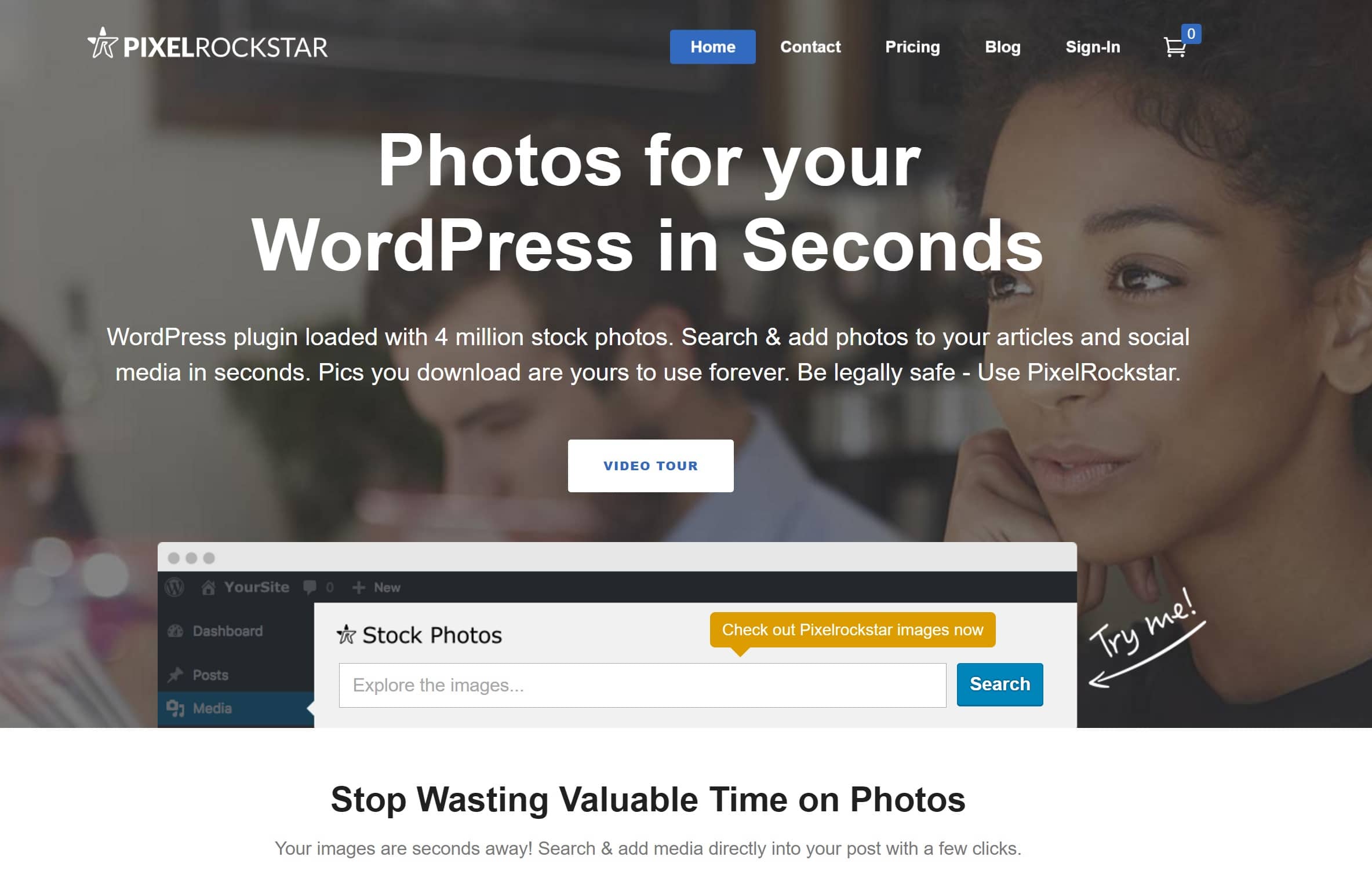 pixelrockstar wordpress stock photos