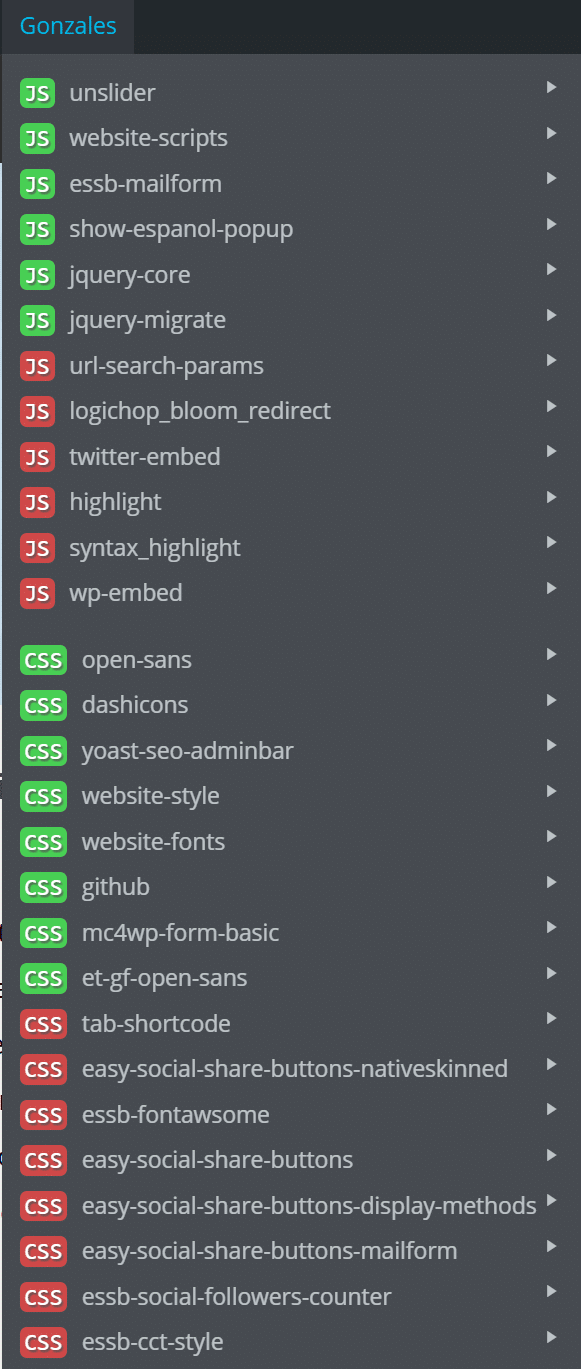 disable scripts in wordpress