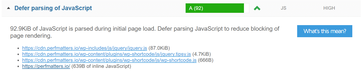 defer parsing of javascript