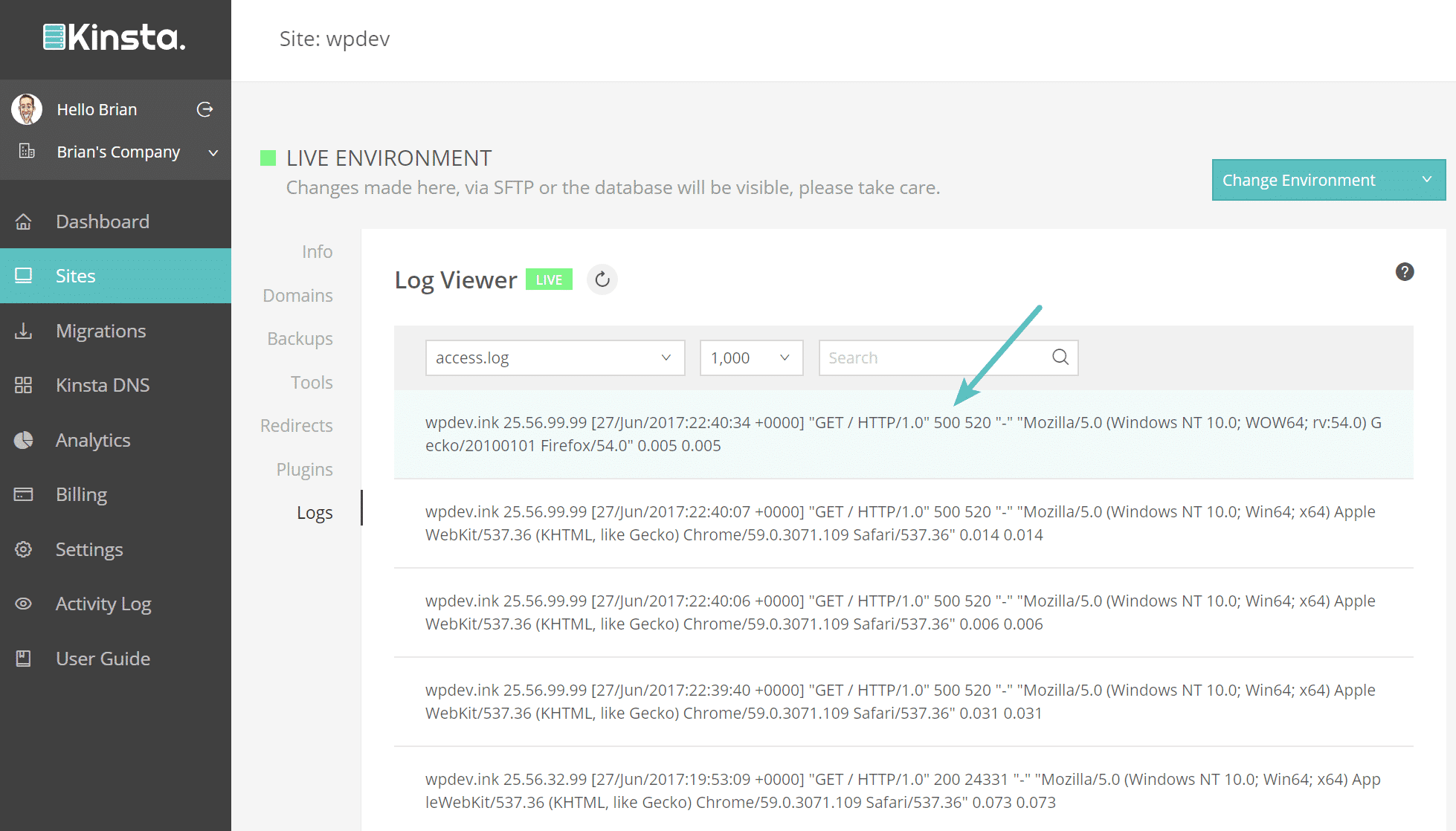 error establishing a database connection