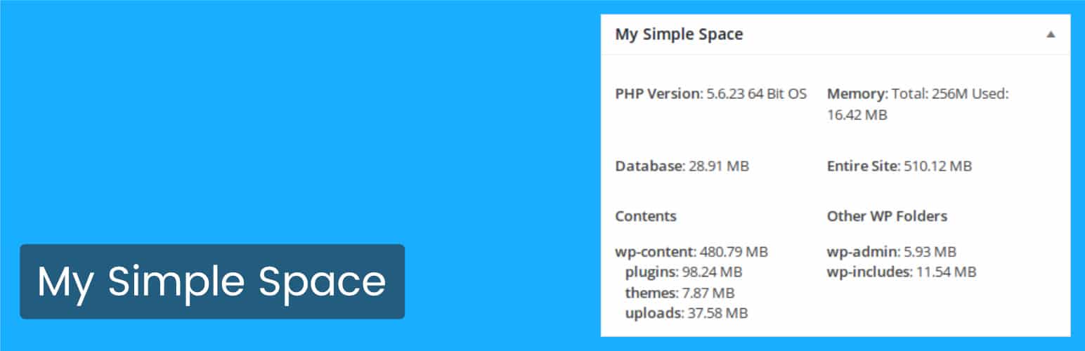 My Simple Space WordPress plugin