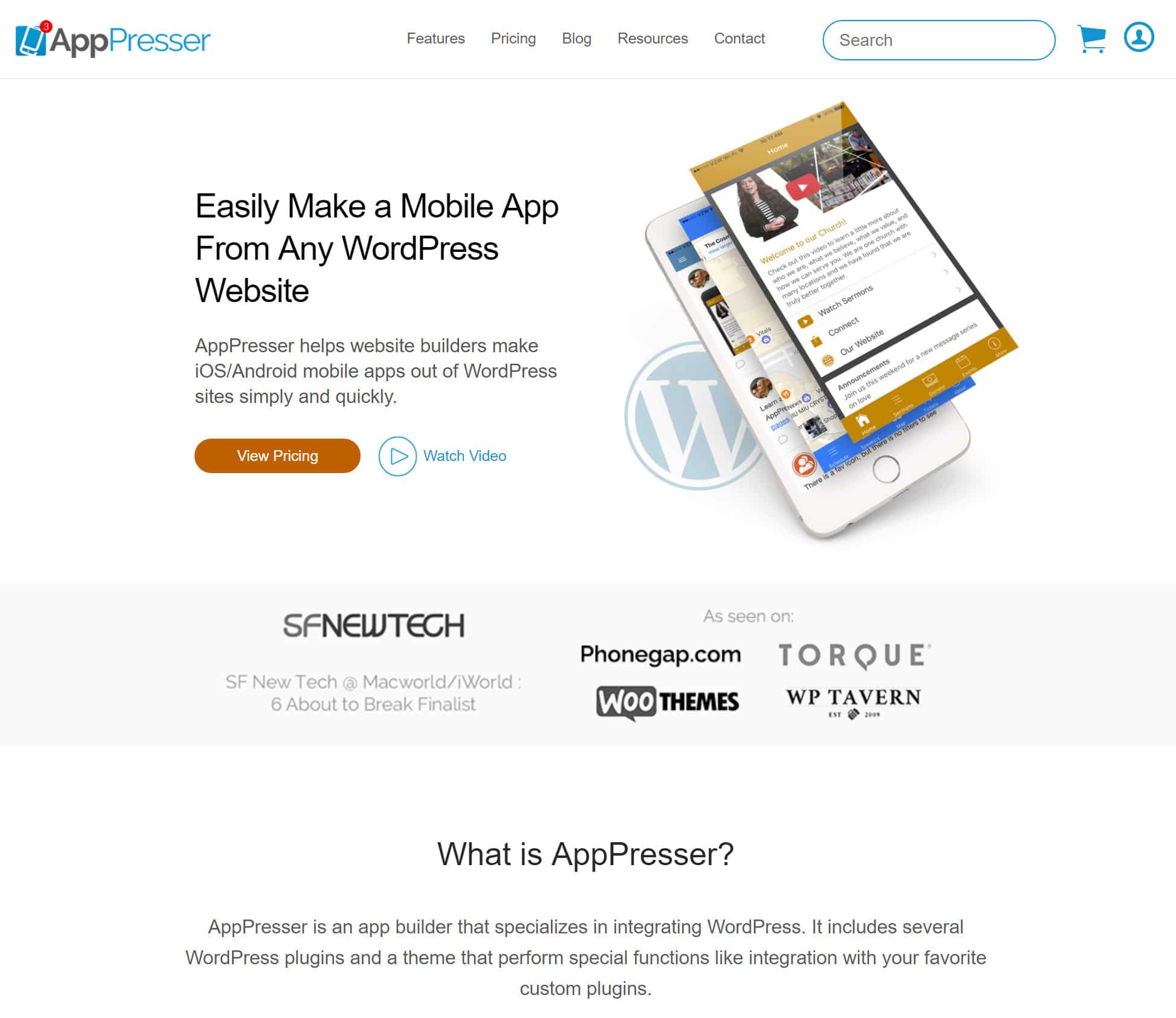 AppPresser website