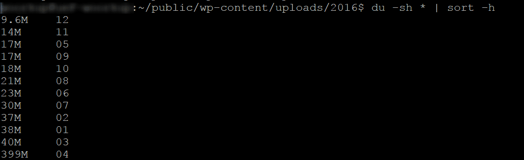 Large folder SSH