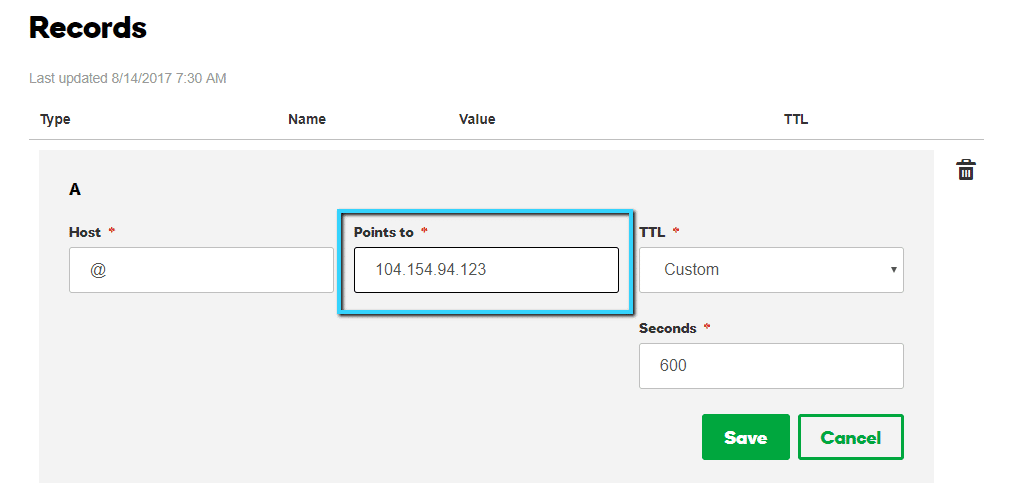 How to Add A Record at GoDaddy