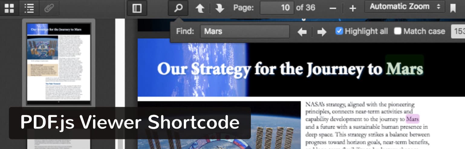 PDF.js Viewer Shortcode plugin