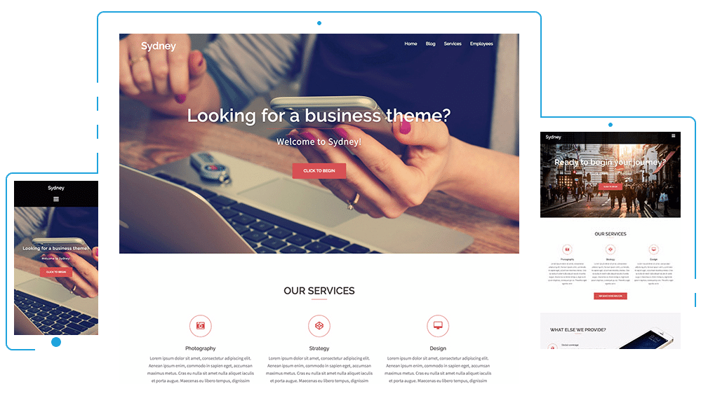 Sydney WordPress theme