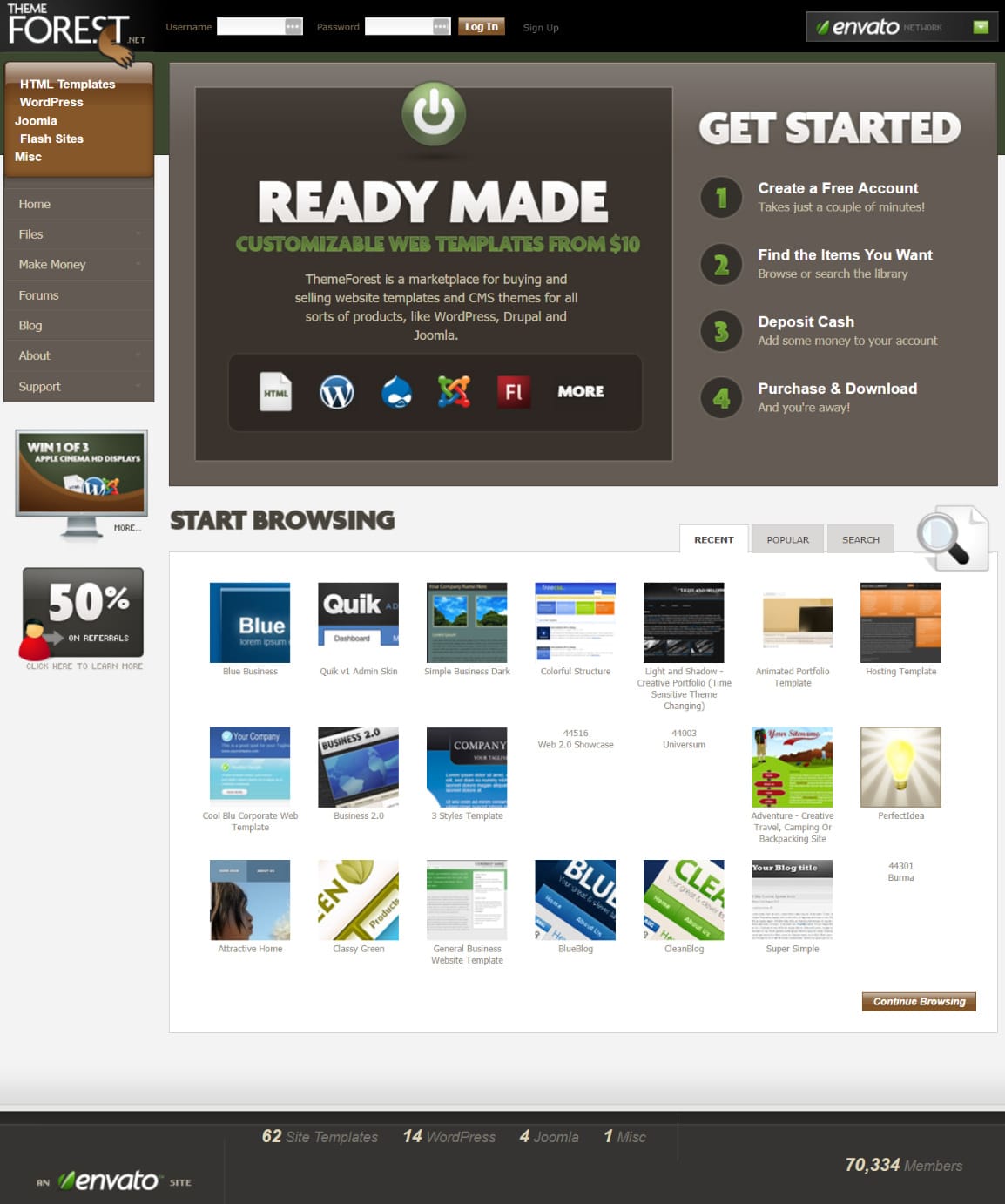 ThemeForest 2008