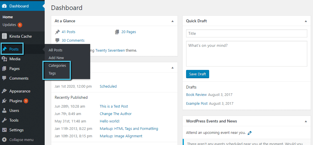 How to manage taxonomies