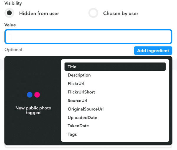 Flickr ingredients