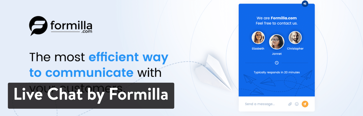 Extension WordPress Live Chat by Formilla
