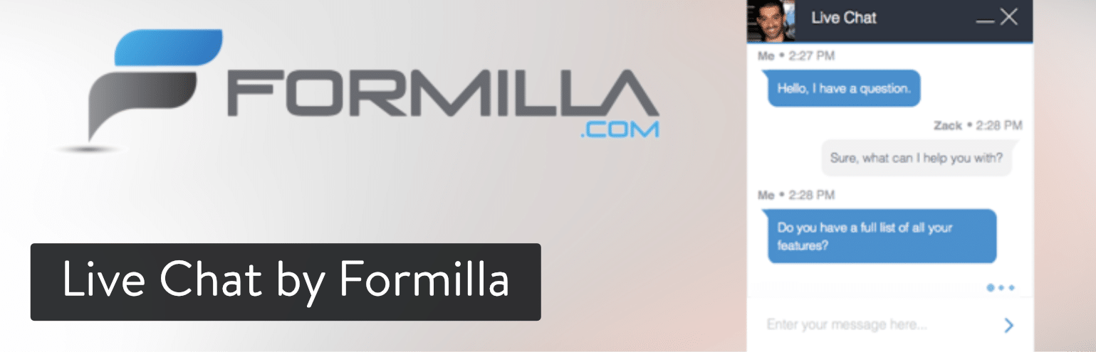 Live Chat by Formilla WordPress plugin