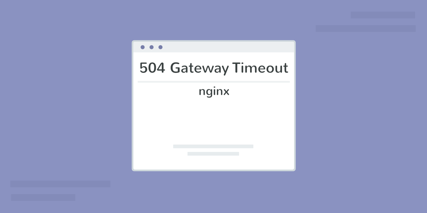 gateway timeout 504 meaning