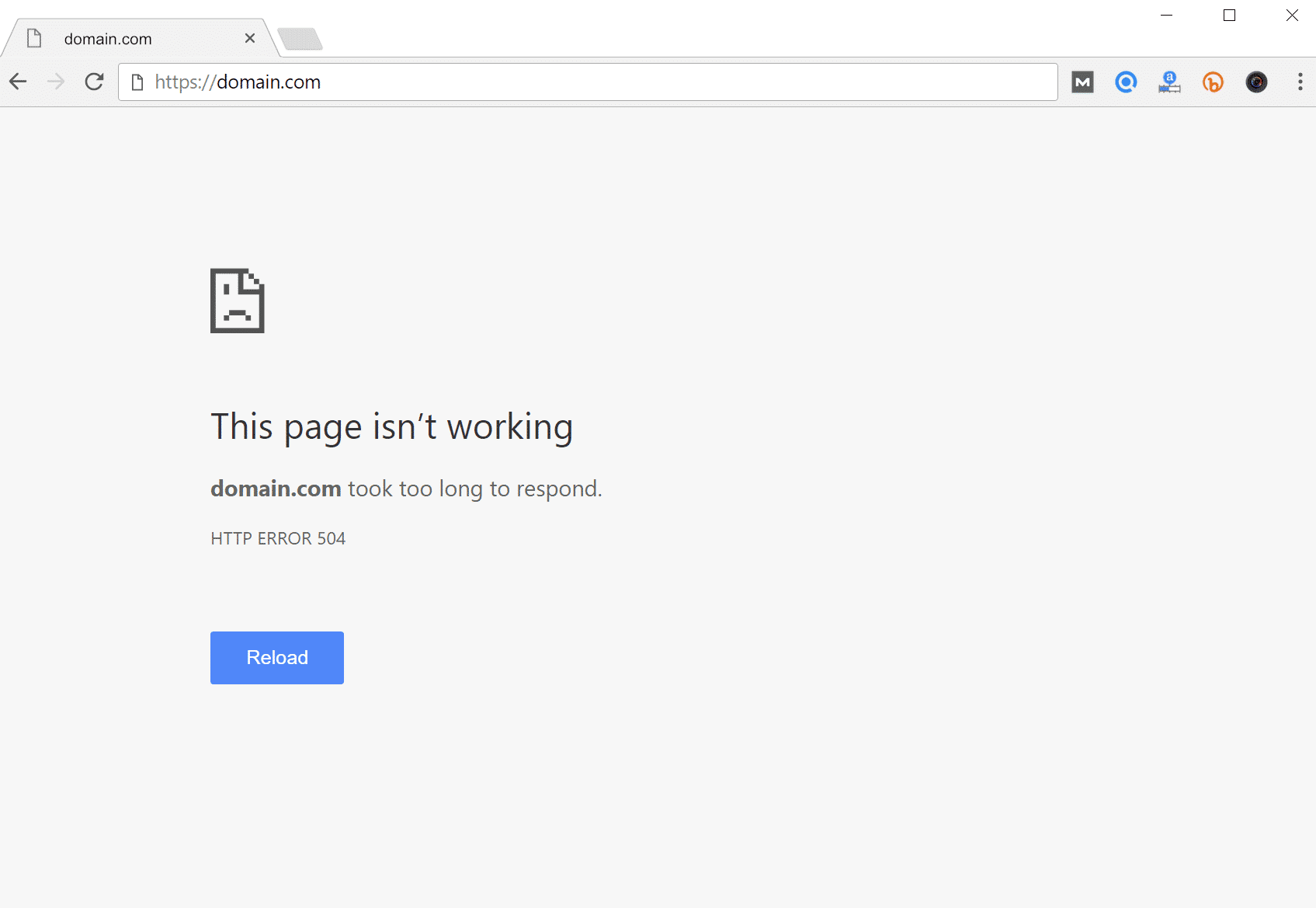 Page is not working