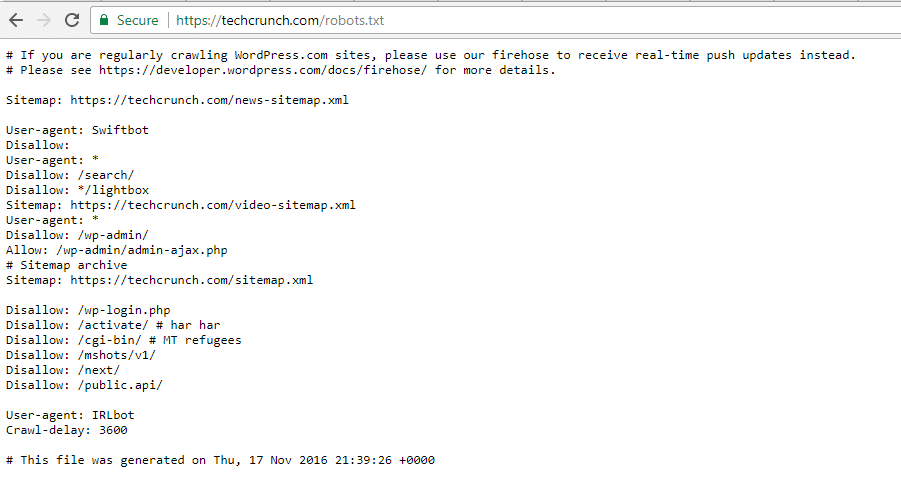 Sitemap txt